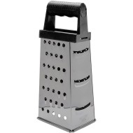 Ralador 4 Faces 22cm De Altura Quadrado Preto Aço Inox Mimo Style